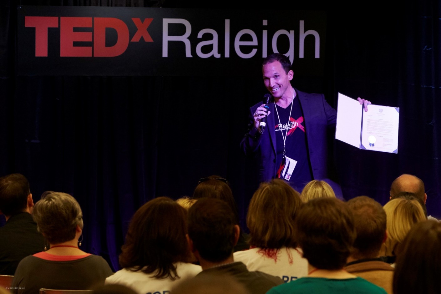 Kevin speaking at TEDxRaleigh